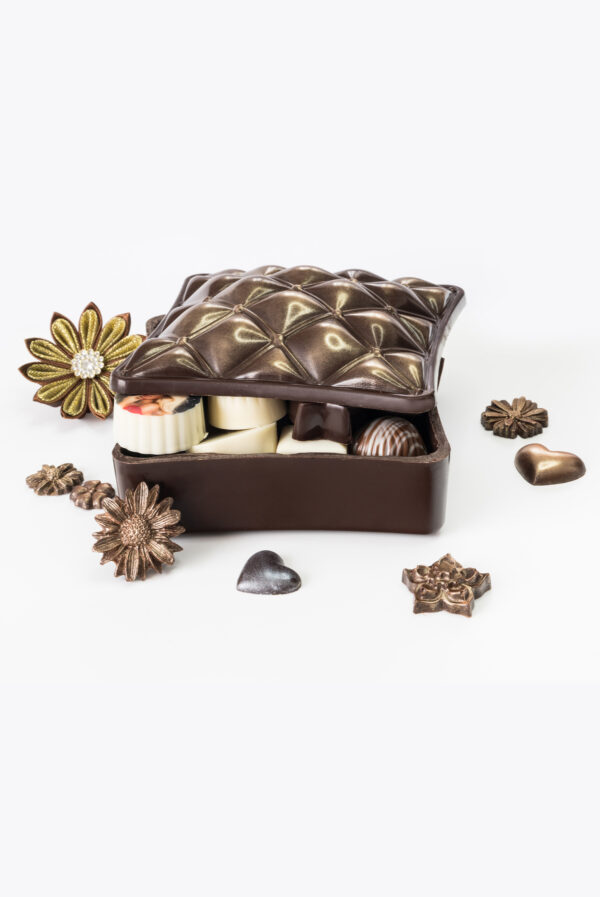 Čoko-krabička Chesterfield na cca 18 pralinek