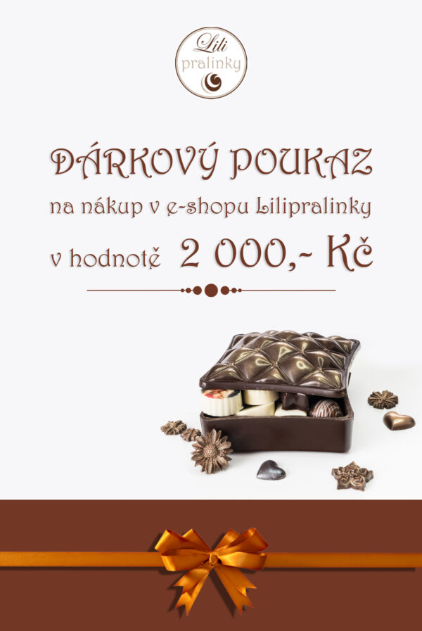 Dárkový poukaz 2000,- Kč